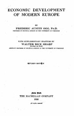 ECONO<em>M</em>IC DEVELOP<em>M</em>ENT OF <em>M</em>ODERN EUROPE