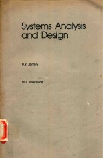 <em>SYSTEM</em>S ANALYSIS <em>AND</em> DESIGN