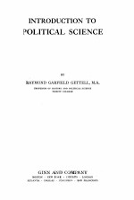<em>INTRODUCTION</em> TO POLITICAL SCIENCE
