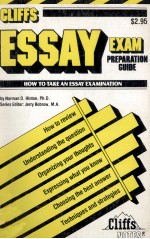 CLIFFS ESSAY EXAM PREPARATION <em>GUIDE</em>