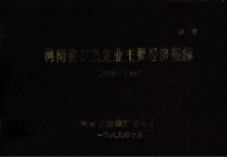 <em>河南</em>省农垦企业主要经济指标  1979-1987
