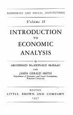 INTRODUCTION TO <em>ECONOMIC</em> ANALYSIS VOLUME 2