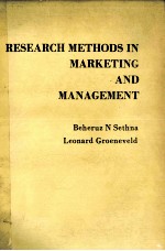 <em>RESEARCH</em> METHODS <em>IN</em> MARKET<em>IN</em>G <em>AND</em> MANAGEMENT