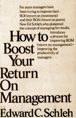 <em>HOW</em> <em>TO</em> BOO<em>S</em>T <em>YOUR</em> RETURN ON MANAGEMENT