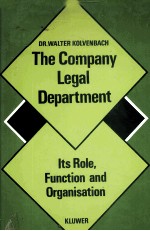 <em>THE</em> COMPANY LEGAL DEPARTMENT