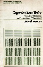 ORG<em>AN</em>IZATIONAL ENTRY