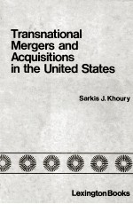 TRANSNATIONAL MERGERS AND ACQUISITIONS <em>IN</em> THE UNITED STATES
