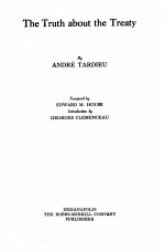 THE TRUTH <em>ABOUT</em> THE TREATY