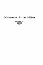 MA<em>THE</em>MATICS <em>FOR</em> <em>THE</em> MILLION
