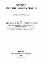 <em>SCIENCE</em> <em>AND</em> THE MODERN WORLD