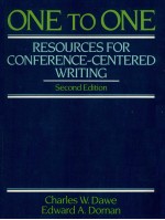 ONE TO ONE RESOURCES FOR CONFERENCE-CENTERED WRITING SECOND <em>EDITION</em>