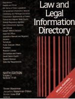 LAW AND LEGAL INFORMATION DIRECTORY SIXTH <em>EDITION</em> VOLUME 2 SECTION 17-25