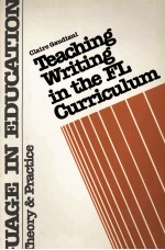 TEACHING WRITING IN THE FL <em>CURRICULUM</em>