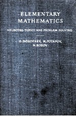 ELEMENTARY MATHEMATICS SELECTED <em>TOPICS</em> <em>AND</em> PROBLEM SOLVING