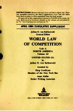 WORLD <em>LAW</em> <em>OF</em> COMPETITION 2