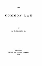<em>THE</em> COMMON LAW