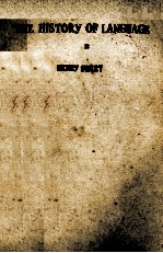 <em>THE</em> HISTORY <em>OF</em> <em>LANGUAGE</em>