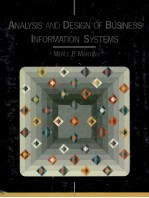 <em>ANALYSIS</em> AND DESIGN <em>OF</em> BUSINESS IN<em>FOR</em>MATION <em>SYSTEMS</em>