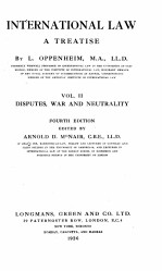 INTERN<em>A</em>TION<em>A</em>L L<em>A</em>W <em>A</em> TRE<em>A</em>TISE <em>FOURTH</em> <em>EDITION</em> VOLUME II