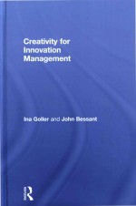 Creativity for Innovation <em>Management</em>