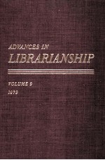 <em>ADVANCES</em> <em>IN</em> LIBRARIANSHIP