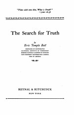 <em>THE</em> SEARCH <em>FOR</em> TRUTH
