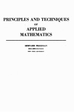 PRINCIPLES AND TECHNIQUES <em>OF</em> APPLIED MATHEMATICS