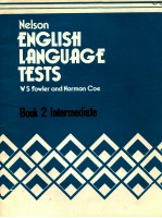 NELSON <em>ENGLISH</em> KANGUAGE <em>TESTS</em> BOOK 2 ADVANCED