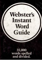 WEBSTER'S INSTANT WORD <em>GUIDE</em>