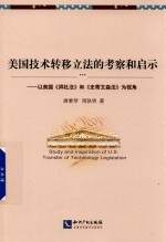 美国技术转移立法的考察和启示  以美国《拜杜法》和《史蒂文森法》为视角