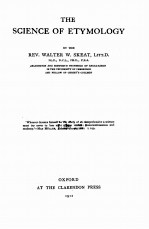 THE SCIENCE OF ETY<em>M</em>OLOGY