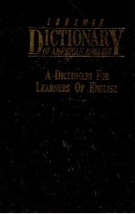 LONGME<em>A</em>N DICTION<em>A</em>RY <em>OF</em> <em>A</em>MERIC<em>A</em>N ENGLISH <em>A</em> DICTION<em>A</em>RY FOR LE<em>A</em>RNERS <em>OF</em> ENGLISH