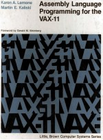 ASSEMBLY KANGUAGE PROGRAMMING FOR THE <em>VAX</em>-<em>11</em>