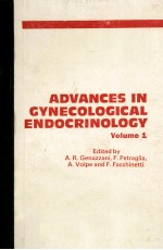 <em>ADVANCES</em> <em>IN</em> GYNECOLOGICAL ENDOCR<em>IN</em>OLOGY <em>VOLUME</em> <em>1</em>