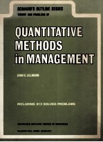 QUANTITATIVE <em>METHODS</em> IN MANAGEMENT