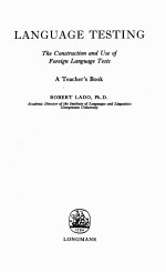 LANGUAGE TE<em>S</em>TING A <em>TEACHER</em>’<em>S</em> <em>BOOK</em>