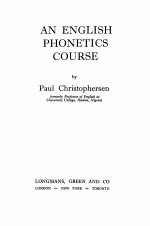 <em>AN</em> ENGLISH PHONETICS <em>COURSE</em>