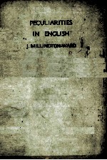 PECULIARITIES <em>IN</em> ENGLISH