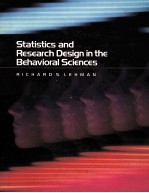 <em>STATISTICS</em> AND RESEARCH DESIGN IN THE <em>BEHAVIORAL</em> SCIENCES