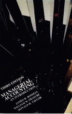 MANAGEMENT ACCOUNTING AN <em>INTRODUCTION</em> <em>THIRD</em> <em>EDITION</em>