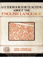 A GUIDEBOOK FOR TEACHING <em>ABOUT</em> THE ENGLISH LANGUAGE