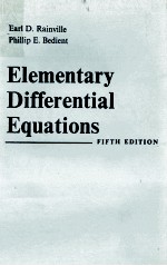 ELEMENTARY <em>DIFFERENTIAL</em> <em>EQUATIONS</em> FIFTH EDITION