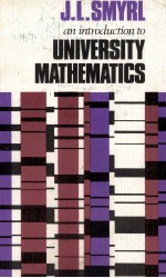 <em>INTRODUCTION</em> TO UNIVERSITY MATHEMATICS