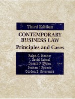 CONTEMPORARY BUSINESS LAW <em>PRINCIPLES</em> <em>AND</em> CASES <em>THIRD</em> <em>EDITION</em>