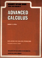 THEORY AND <em>PROBLEMS</em> <em>OF</em> ADVANCED CALCULUS