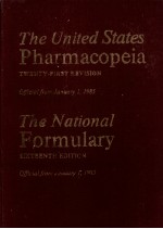 <em>THE</em> UNITED <em>S</em>TATE<em>S</em> PHARMACOPEIA TWENTY FIR<em>S</em>T REVI<em>S</em>ION OFFICIAL FROM JANUARY 1
