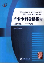 产业专利分析报告  第23册  电池