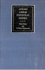 APPLIED LINEAR STATISTICAL <em>MODELS</em>