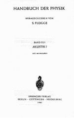 HANDBUCH DER PHY<em>SI</em><em>K </em>BAND XI/1 A<em>KU</em><em>ST</em>I<em>K </em>I
