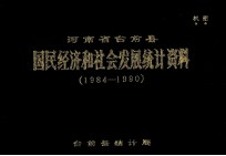 河南省台前县国民经济和社会发展<em>统计</em>资料  1984-1990